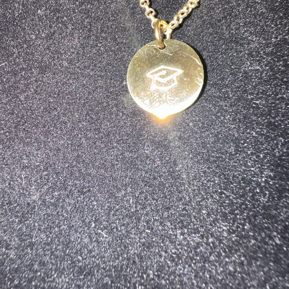 Plunder Gold Disc Graduation Pendant Necklace - Women Jewelry - Picture 4 of 10